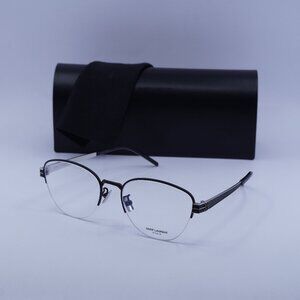 Saint Laurent SL M64 004 Cat Eye Eyeglasses 54mm – Black/Silver